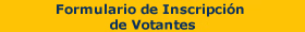 Formulario de Inscripción de Votantes - Español